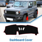 Dashboard Dash Cover Mat for BMW X5 Sun Protector Pad Black Red (2023-2024)
