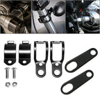 Turn Signal Relocater Holder Clamps for Cafe Racer Motorcycle