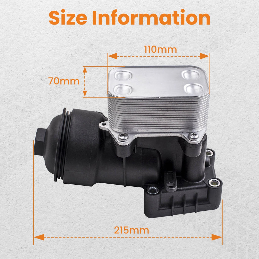 Oil Filter Housing with Gasket for Skoda Rapid Spaceback (2012–2018) 03L115389C