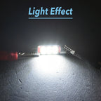 2X 36MM White LED Bulbs for License Plate Dome Map Door Light