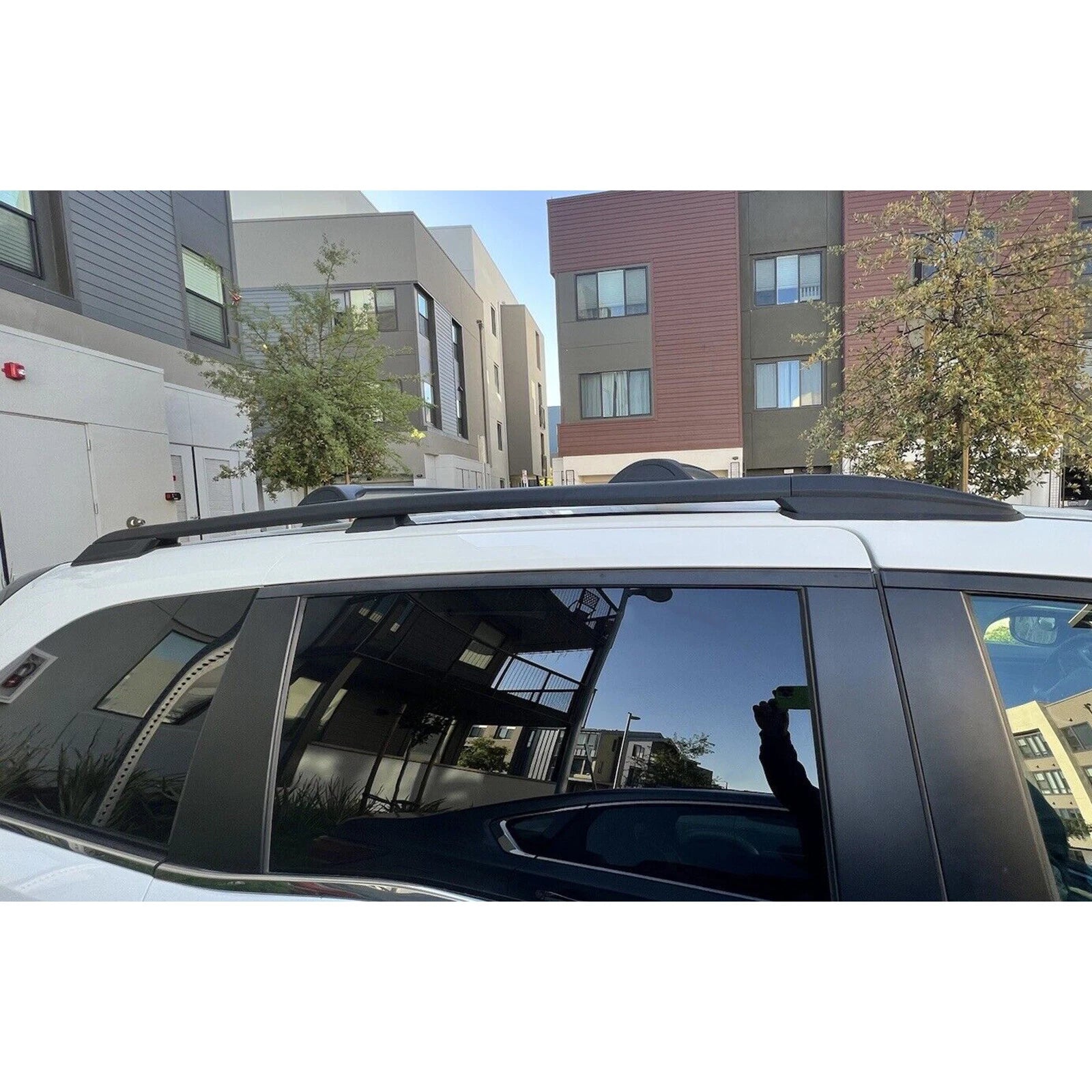 Pair Roof Rack Side Rail Cargo Carrier for Honda Odyssey (2018–2025) Black