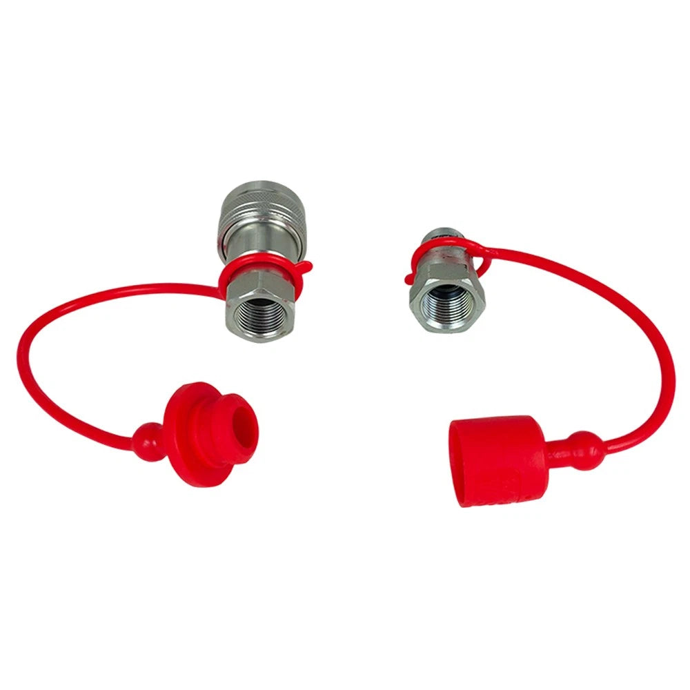 Set of 2 Hydraulic Coupler Quick Connect 1/2" NPT for Pioneer Style