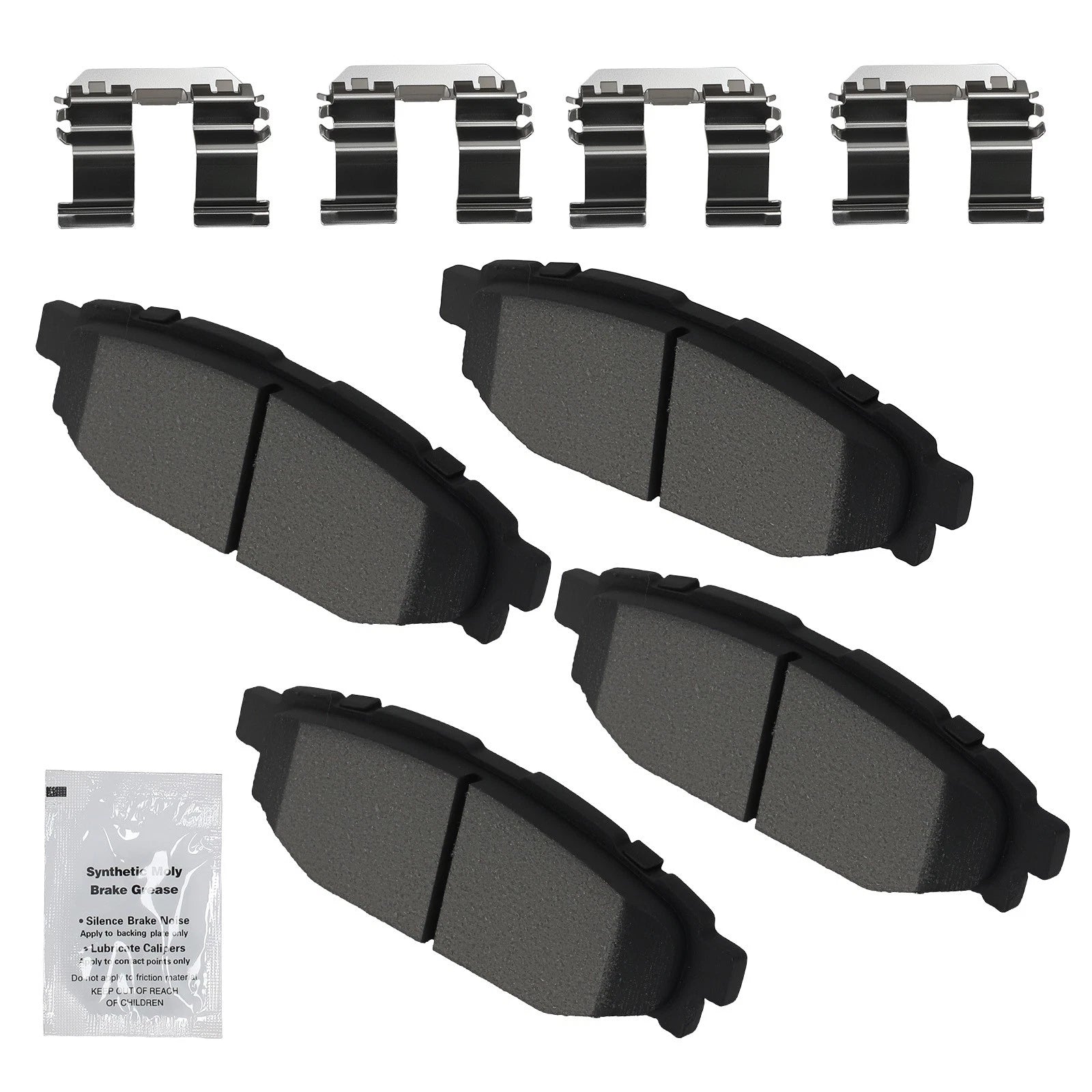 Rear Ceramic Brake Pads for Scion FR-S (2013) / Subaru BRZ (2013-2016) / Crosstrek (2016-2023)