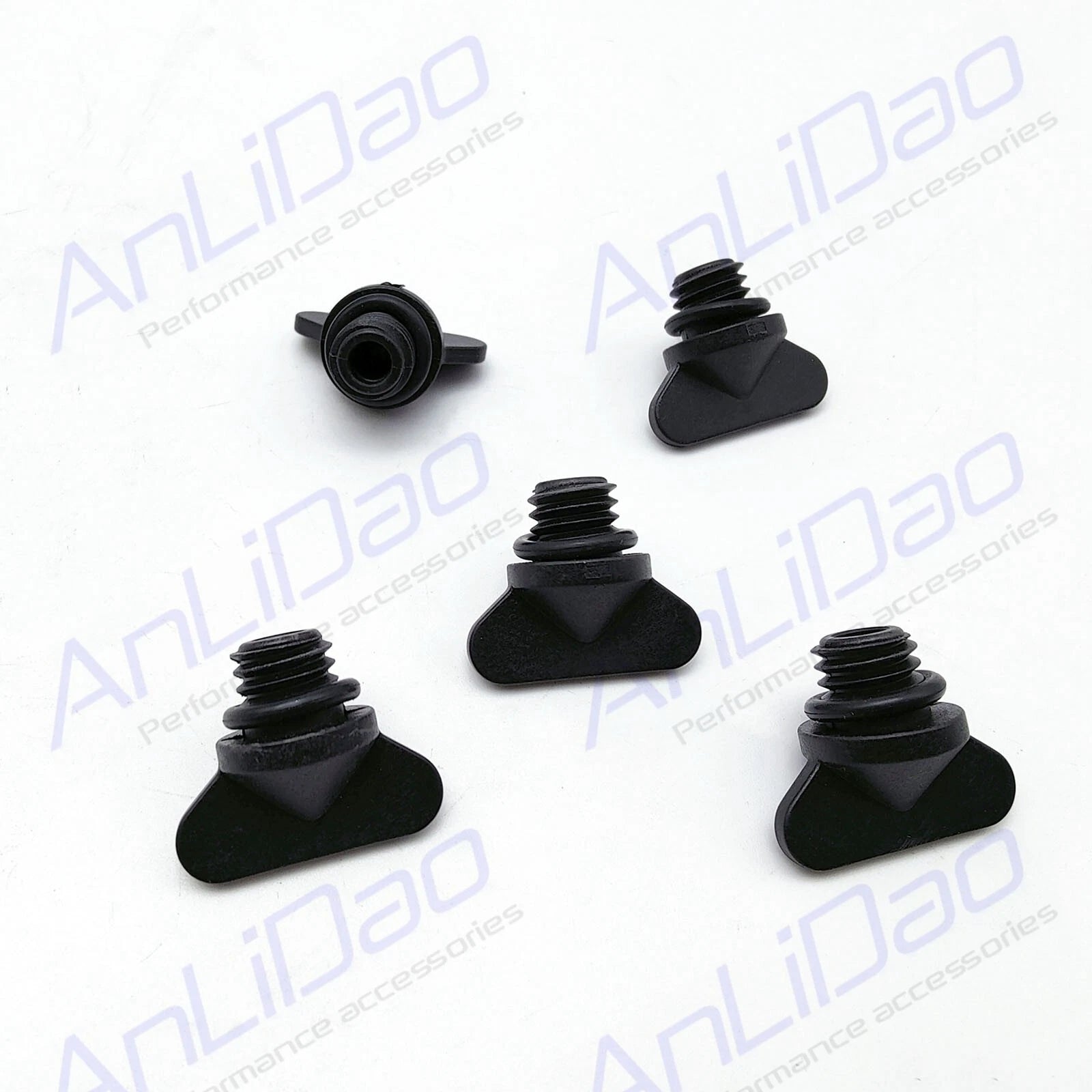 Set of 5 Drain Plug Screws for MerCruiser Manifold & Block (22-806608A02, 18-4226)