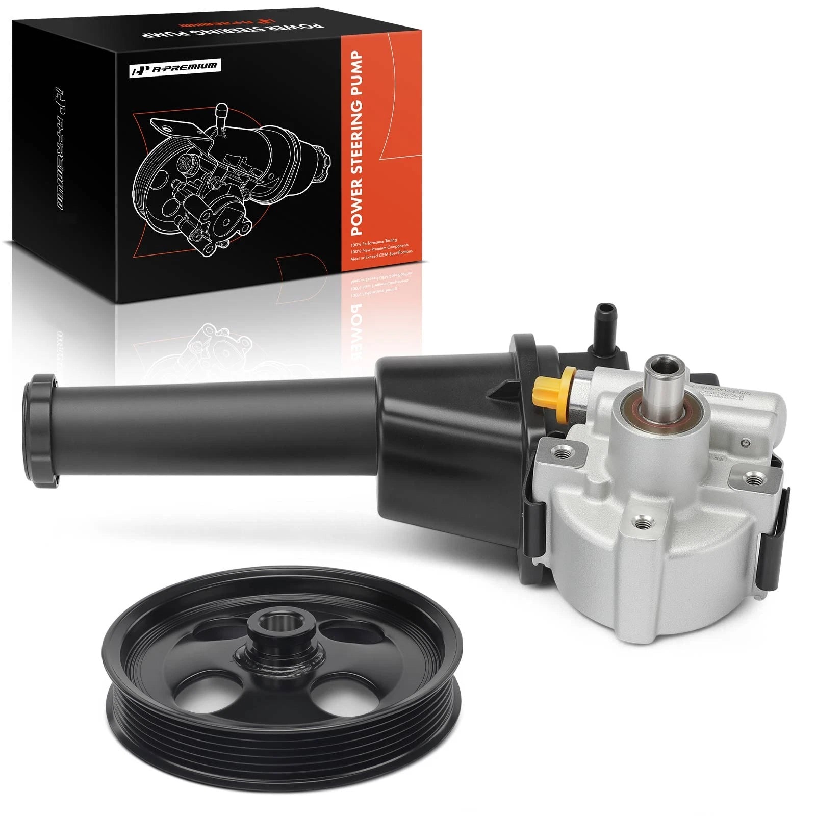 Power Steering Pump with Pulley for Chevy Silverado 2500 HD (2001–2007)