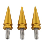 6mm Gold Windscreen Screws for Harley Electra Glide (1996–2013)