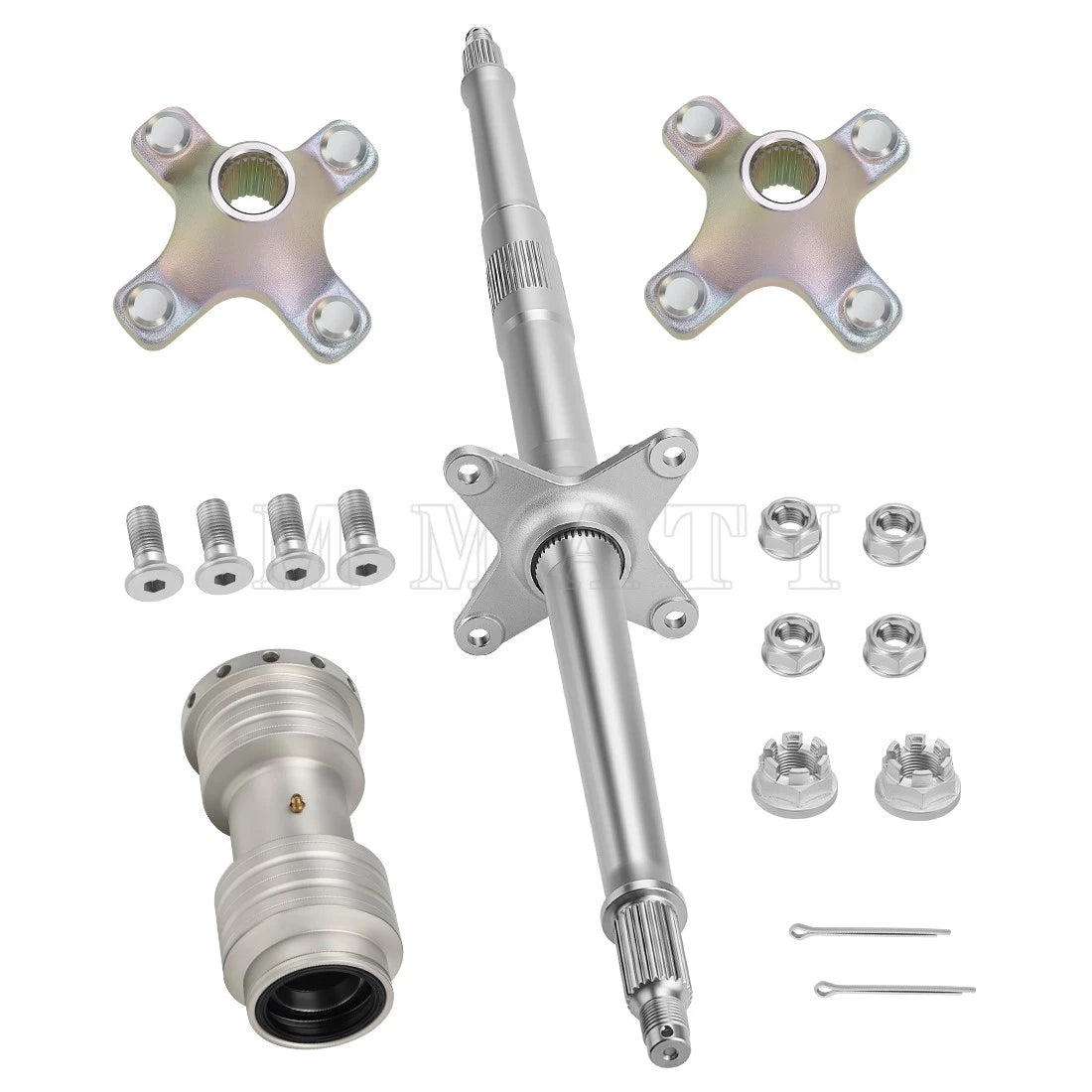 Rear Axle Shaft & Wheel Hub & Bearing Carrier for Honda TRX400X (2009–2014)