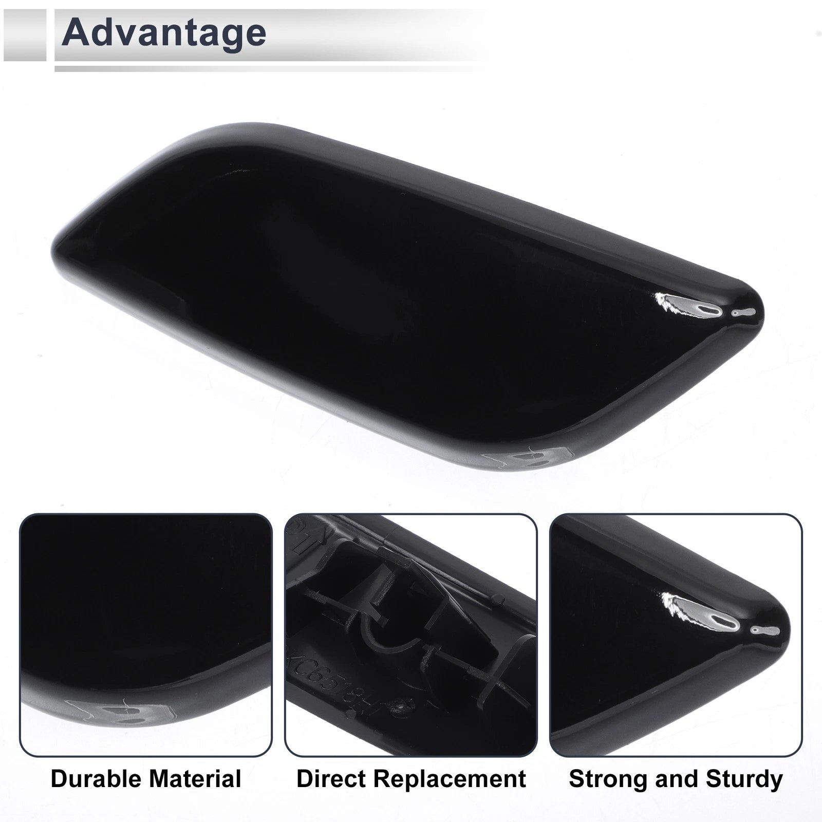 Front Left Headlight Washer Nozzle Cover Cap for Mazda 3 (2004–2009)