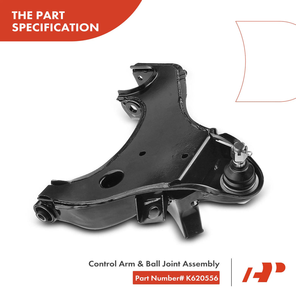 6X Control Arm Ball Joint & Tie Rod for Nissan Frontier (1998–2004)