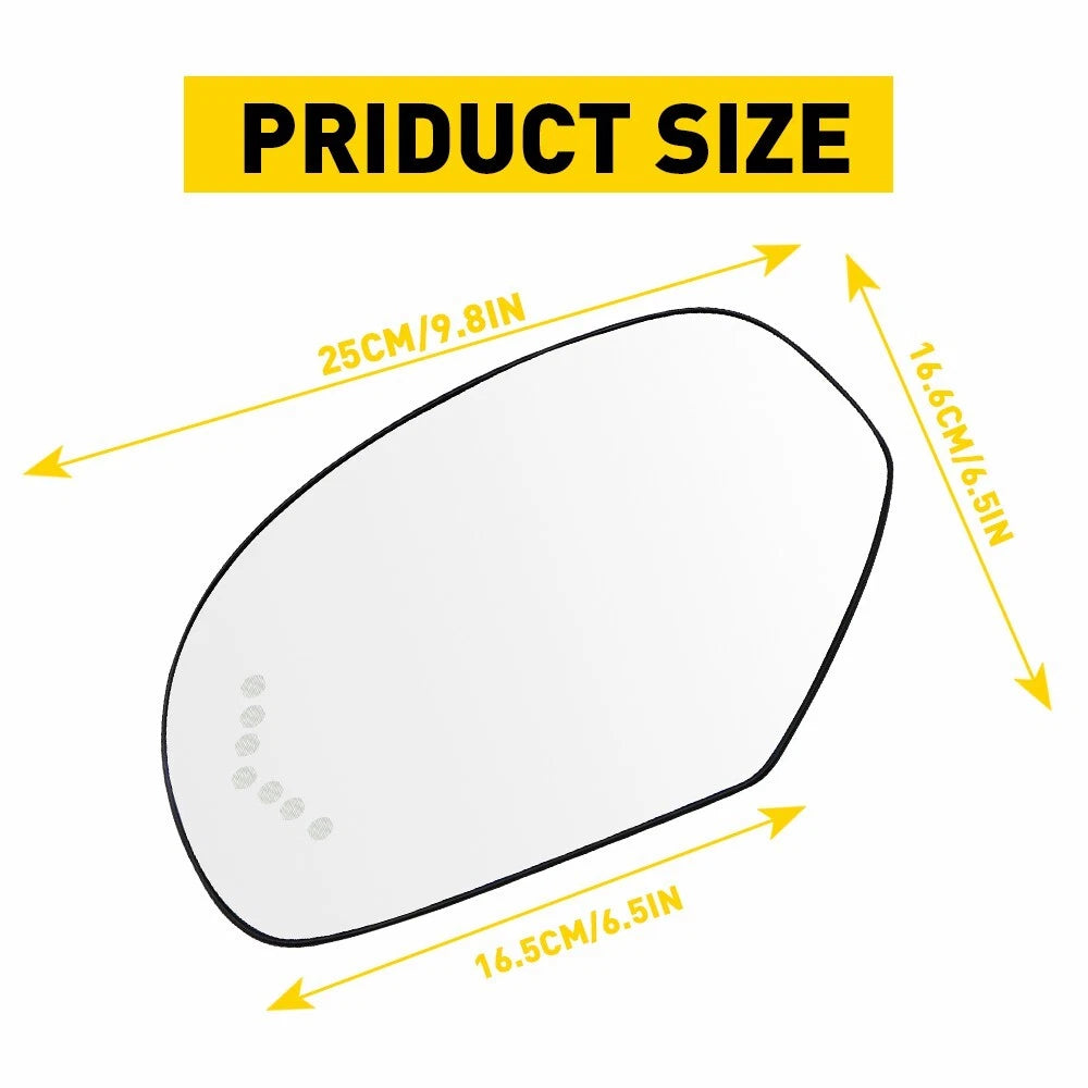 Heated Driver Side Mirror Glass for Cadillac Escalade (2002-2023)