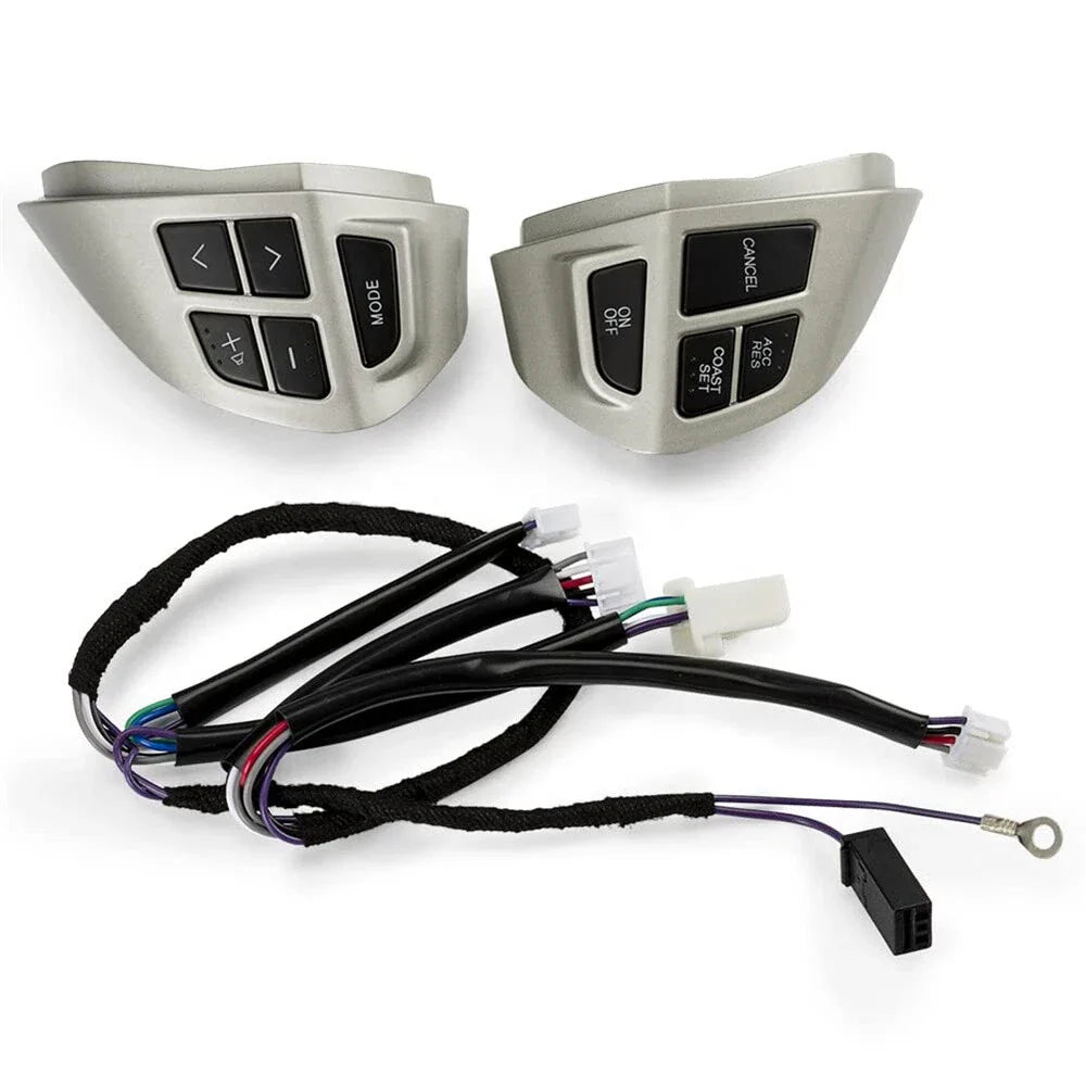 Steering Wheel Switch Buttons for Mitsubishi (2015-2020) - Silver  8701A087 8602A008