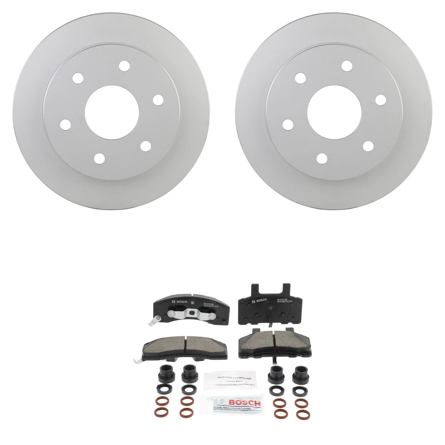 Set of 4 Bosch Quietcast Ceramic Disc Brake Pads for Tahoe Yukon (2007–2014)