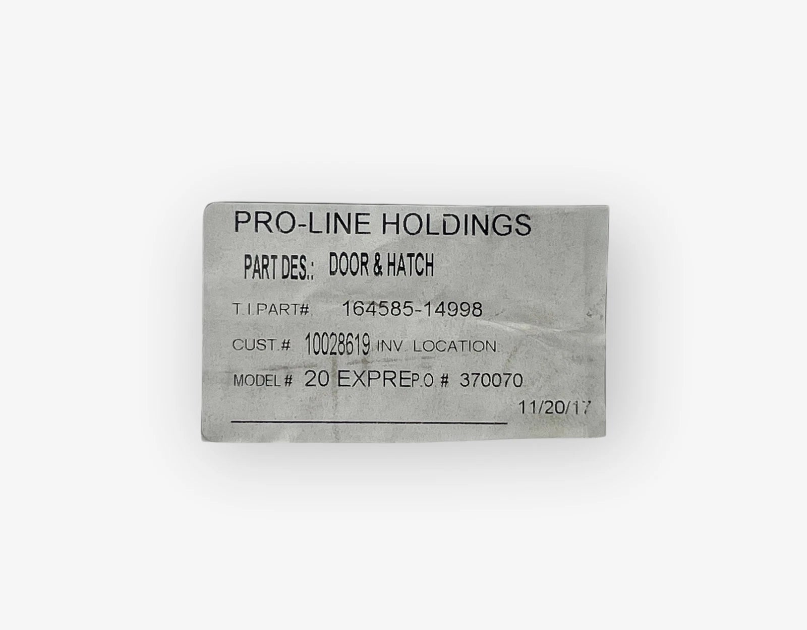 Door & Hatch for Proline Boats 20 Express (42 3/8 x 22 1/2in)
