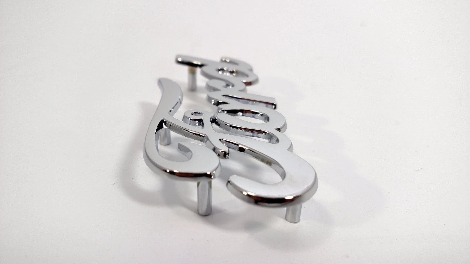 Chrome Script Emblem With Mounting Studs for Ford (Licensed)