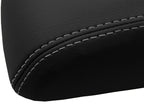 Leather Console Lid Armrest Cover for Lexus ES350 (2010–2012) Gray Stitch
