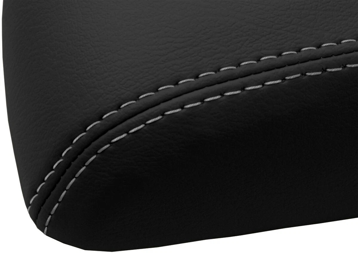 Leather Console Lid Armrest Cover for Lexus ES350 (2010–2012) Gray Stitch