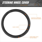 Steering Wheel Cover for - 14.5-15" Perforated Leather