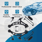 Set of 12 Front Lower Suspension Control Arms for Toyota Camry Avalon ES300 (1997–2001)