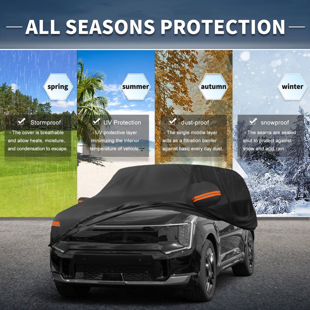 Waterproof Aluminum Film Car Cover for Kia EV9 (2024–2024)