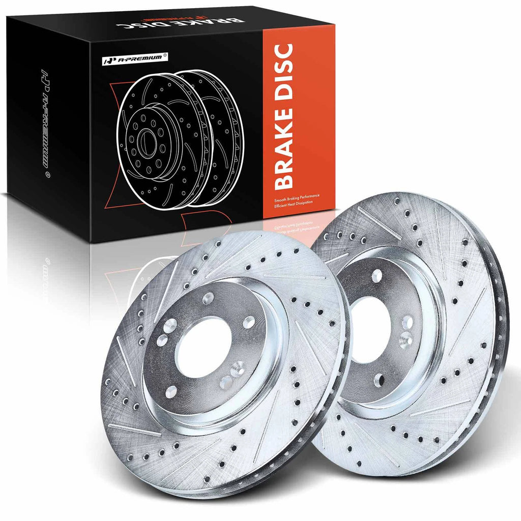 Drilled Rotors for Hyundai Sonata (2006–2016) & Kia Optima (2011–2016)