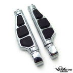Chrome Flat Wing Footpegs for Yamaha V-Star 1000 650 Royal Star V-Max Virago (1999–2023)
