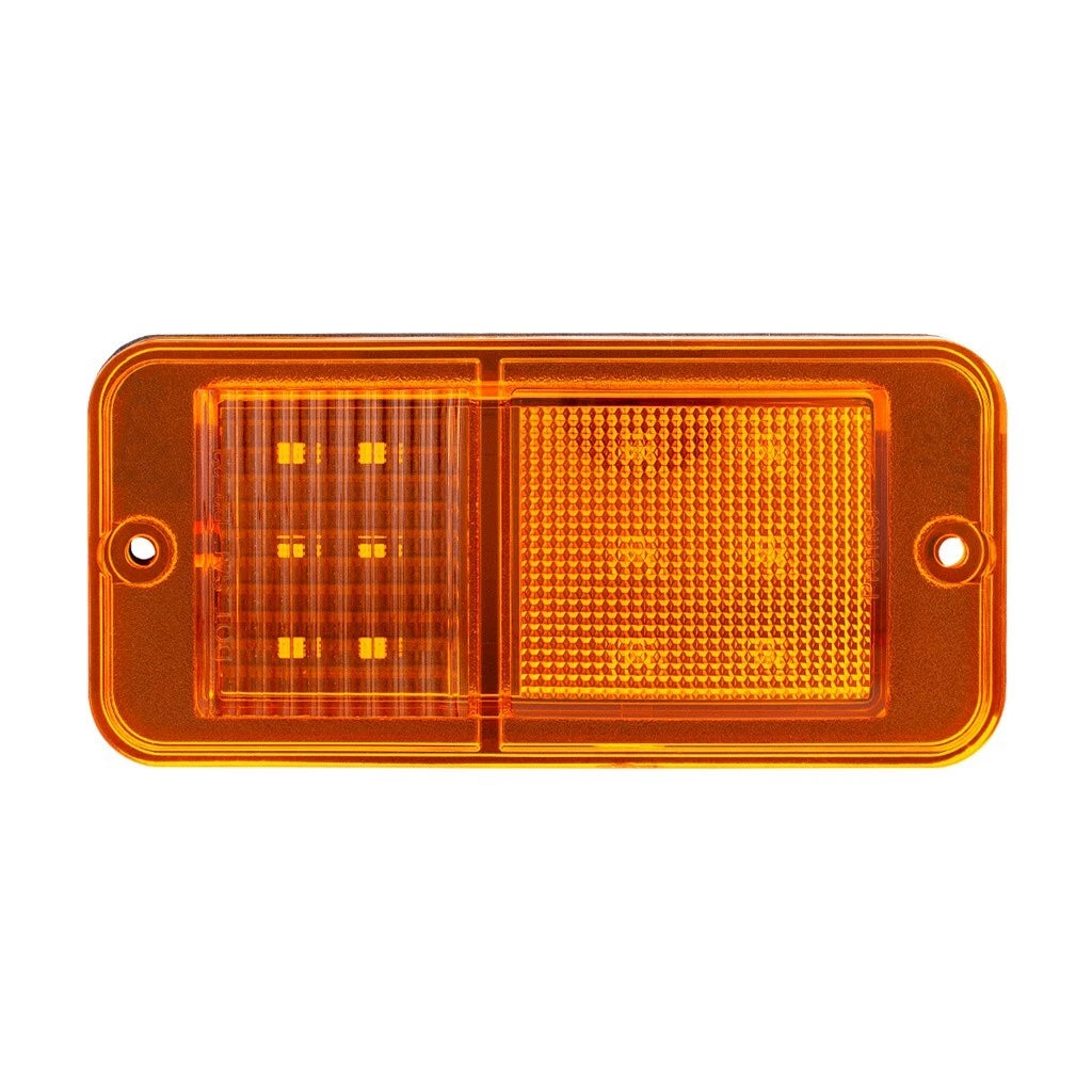 LED Side Marker Lights Set for 1968-1972 Chevy GMC Truck Red Amber