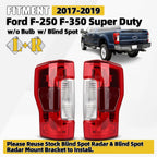 Halogen Tail Light Pair for Ford F-250 F-350 Super Duty (2017–2019)