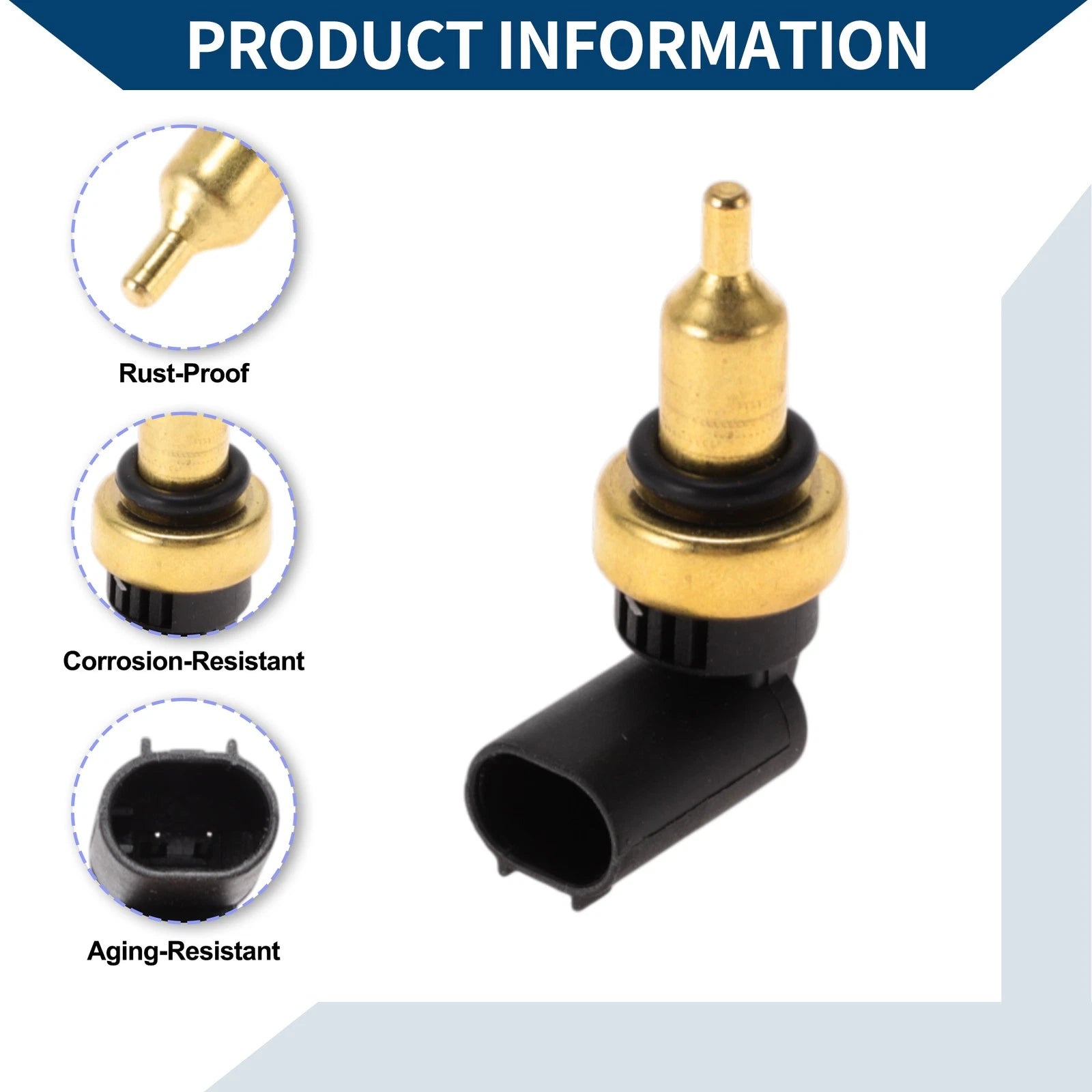 Engine Coolant Temperature Sensor No.999053700 for Mercedes-Benz W203 (2000–2007)