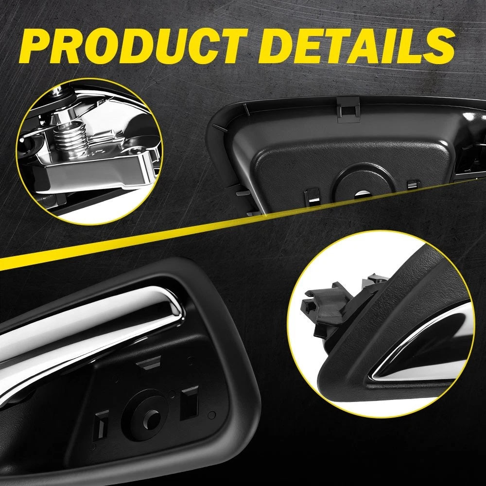 Set of 2 Front/Rear Passenger Interior Door Handles for Chevrolet Cruze (2011–2015)