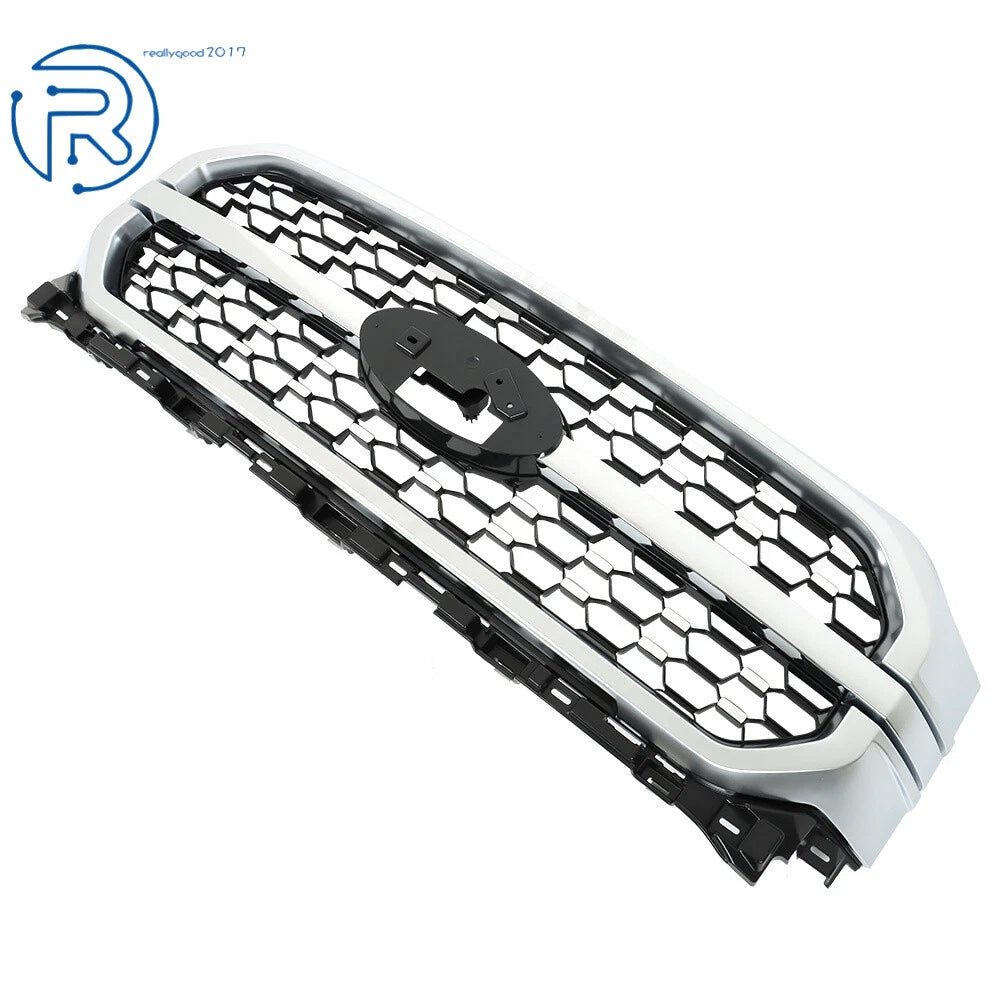 Front Upper Bumper Grille Assembly Chrome for F-150 (2021-2023)