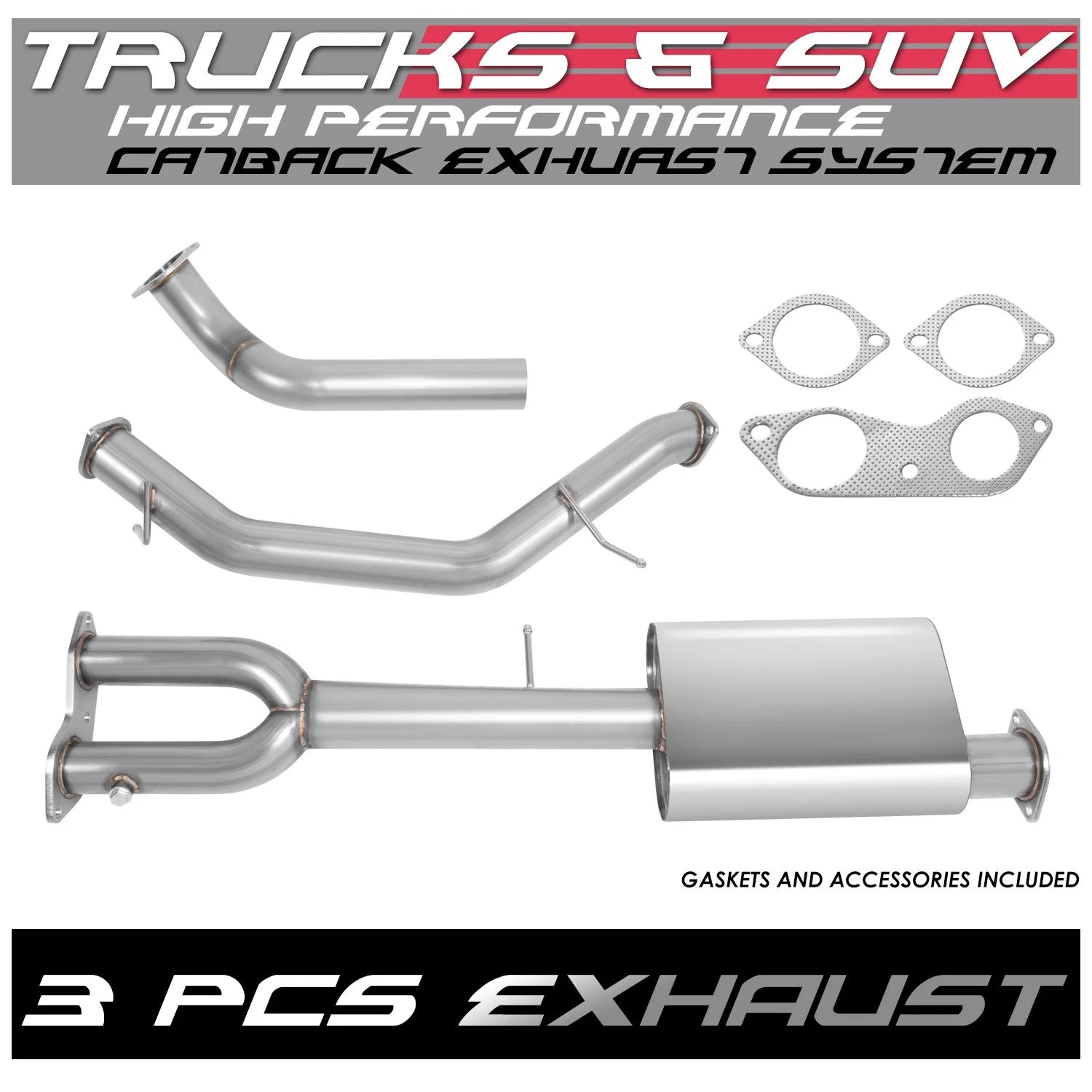3" Muffler Tip for Chevy Tahoe GMC Yukon 5.7L (1996–1999)