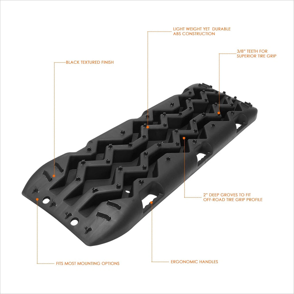 2Pcs 48"x14.5" Recovery Board for Off-Road Vehicles