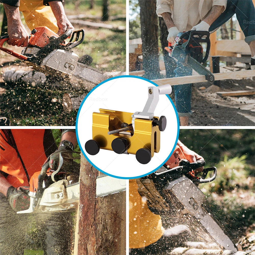 Chainsaw Sharpener Jig for 14-24 Inch Chainsaws