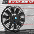 2X Slim Electric Radiator Fan Relay Kit for Universal Applications