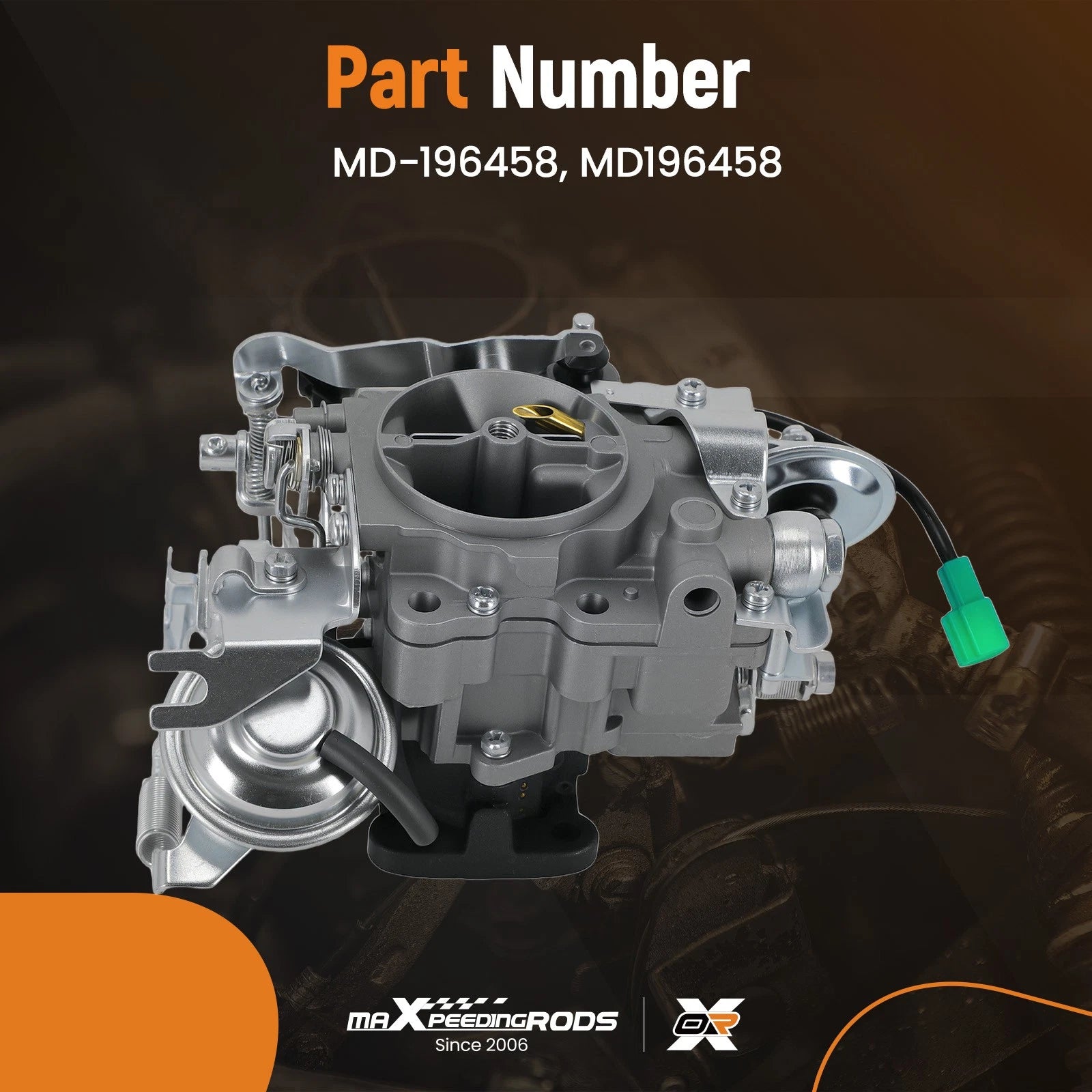 2X 80x44mm 2 Barrel Carburetor for Mitsubishi Eclipse Talon (1984–1992) MD196458