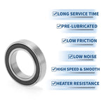 Deep Groove Ball Bearing 15x24x5mm for Scooter Skateboard (P0)