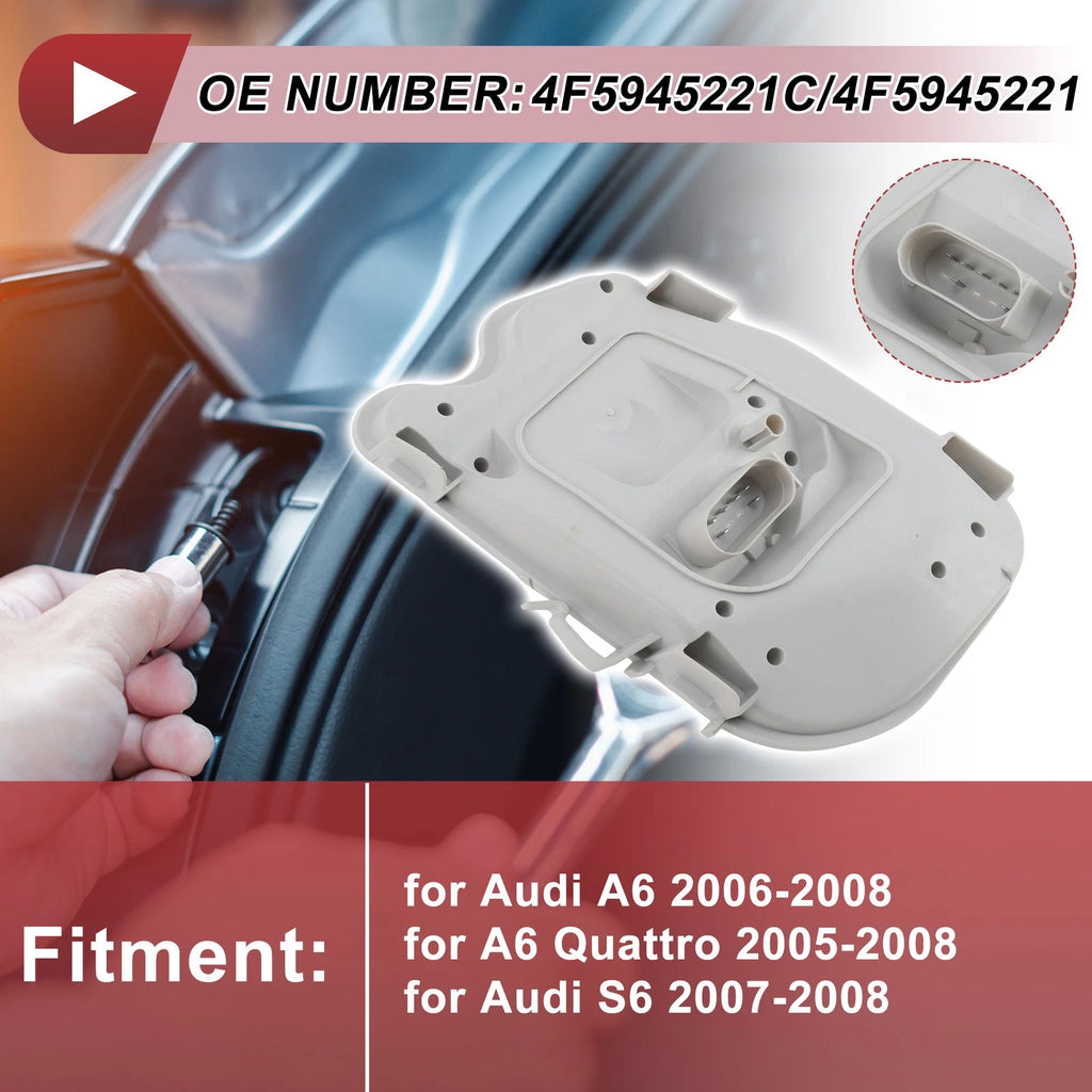 Left Rear 7-Pin Tail Light Holder for Audi A6 (2006–2008) 4F5945221C
