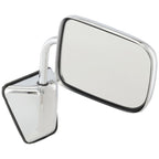 Manual Mirror for Dodge Ramcharger (1988–1993) Front Right Chrome Folding