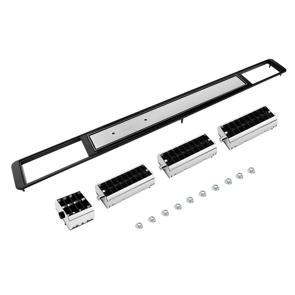 DP2560 Center Dash A/C Air Vent Trim Plate for Chevy GMC Truck (1973–1980) 3979751