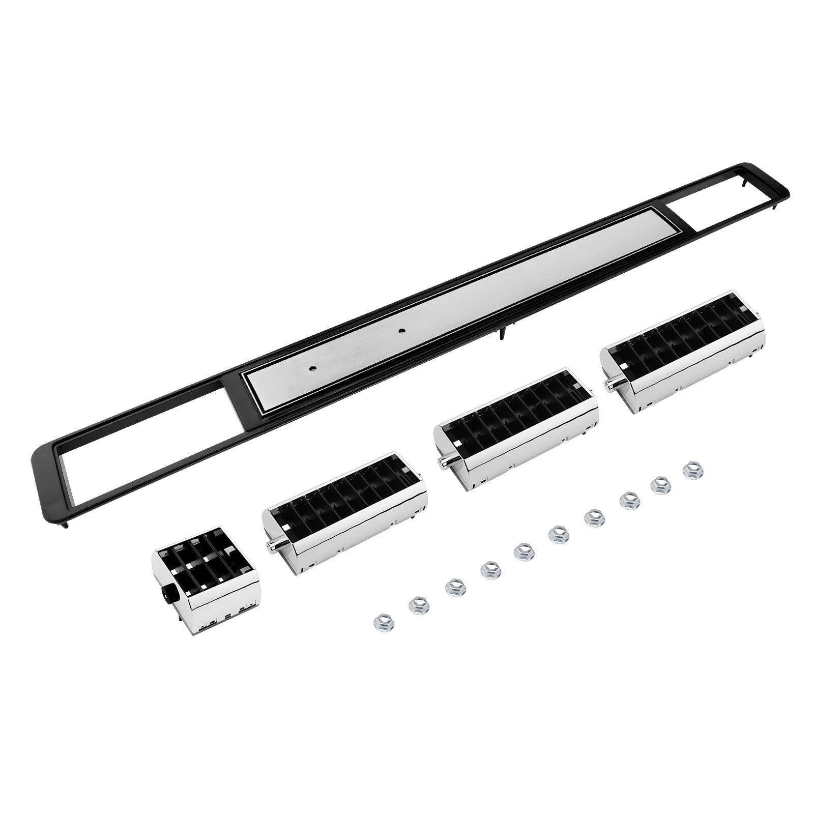 DP2560 Center Dash A/C Air Vent Trim Plate for Chevy GMC Truck (1973–1980) 3979751