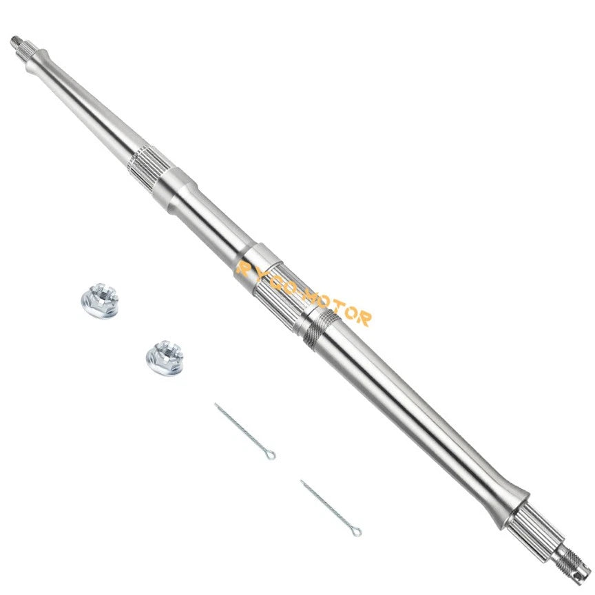 Rear Axle Shaft w/ Nuts for Yamaha YFZ450 (2006–2009, 2012–2013)