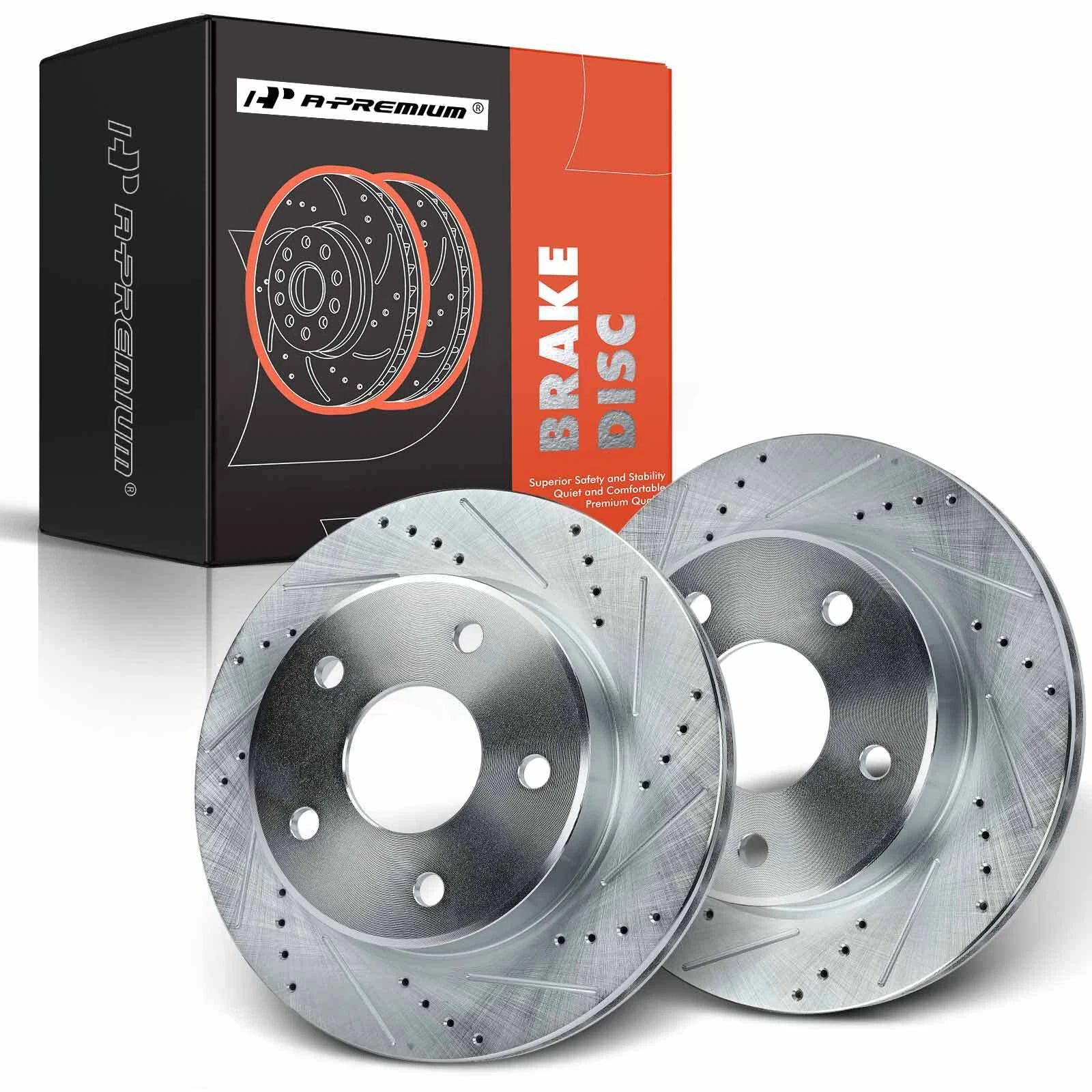 Front Side Drilled Brake Rotors for Dodge Dakota (2005–2010)
