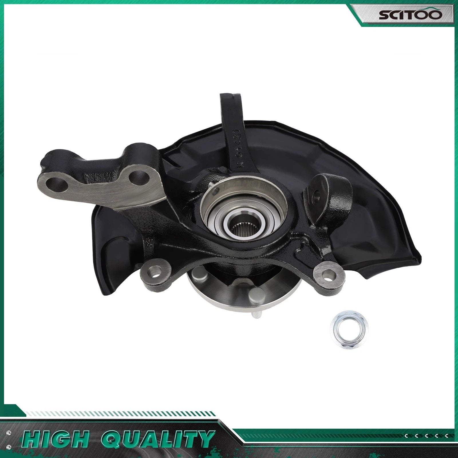 Front Right Wheel Hub and Bearing Knuckle Assembly for Toyota Sienna (2004–2010)
