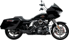 2-into-1 Exhaust System for Harley M8 (TM-5760BK) Black
