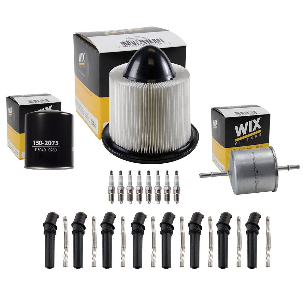 Tune Up Kit with 8 NGK Spark Plugs & Boots for E-Series F-Series V8