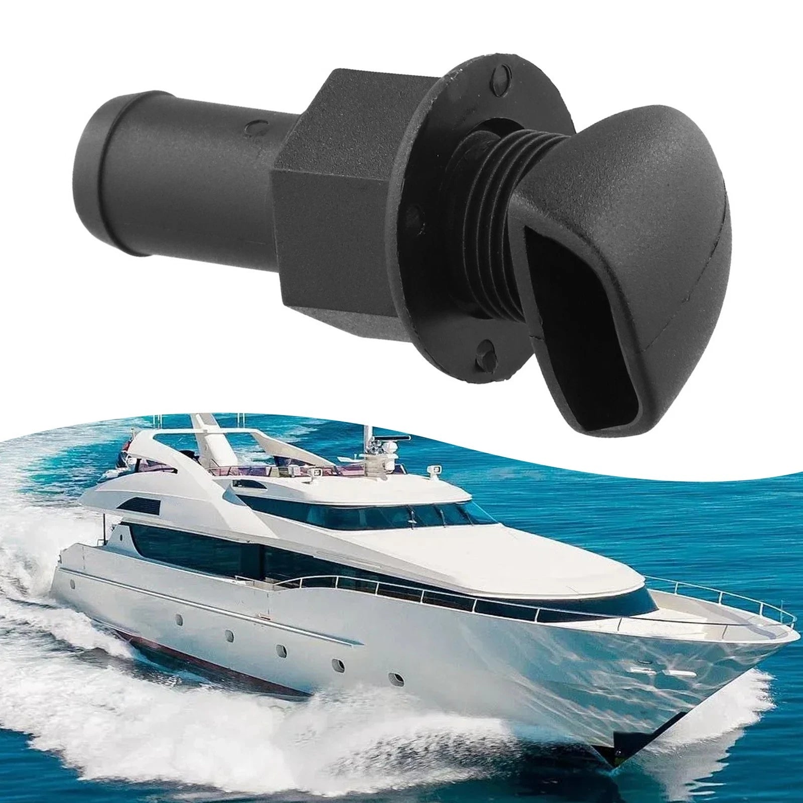 Marine Nylon Fuel Tank Vent for Boats and Yachts (58 Inch Hose)