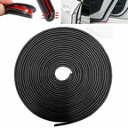 Set of 2 Rubber Seal Trim Molding Strips for Car Door Window Edge
