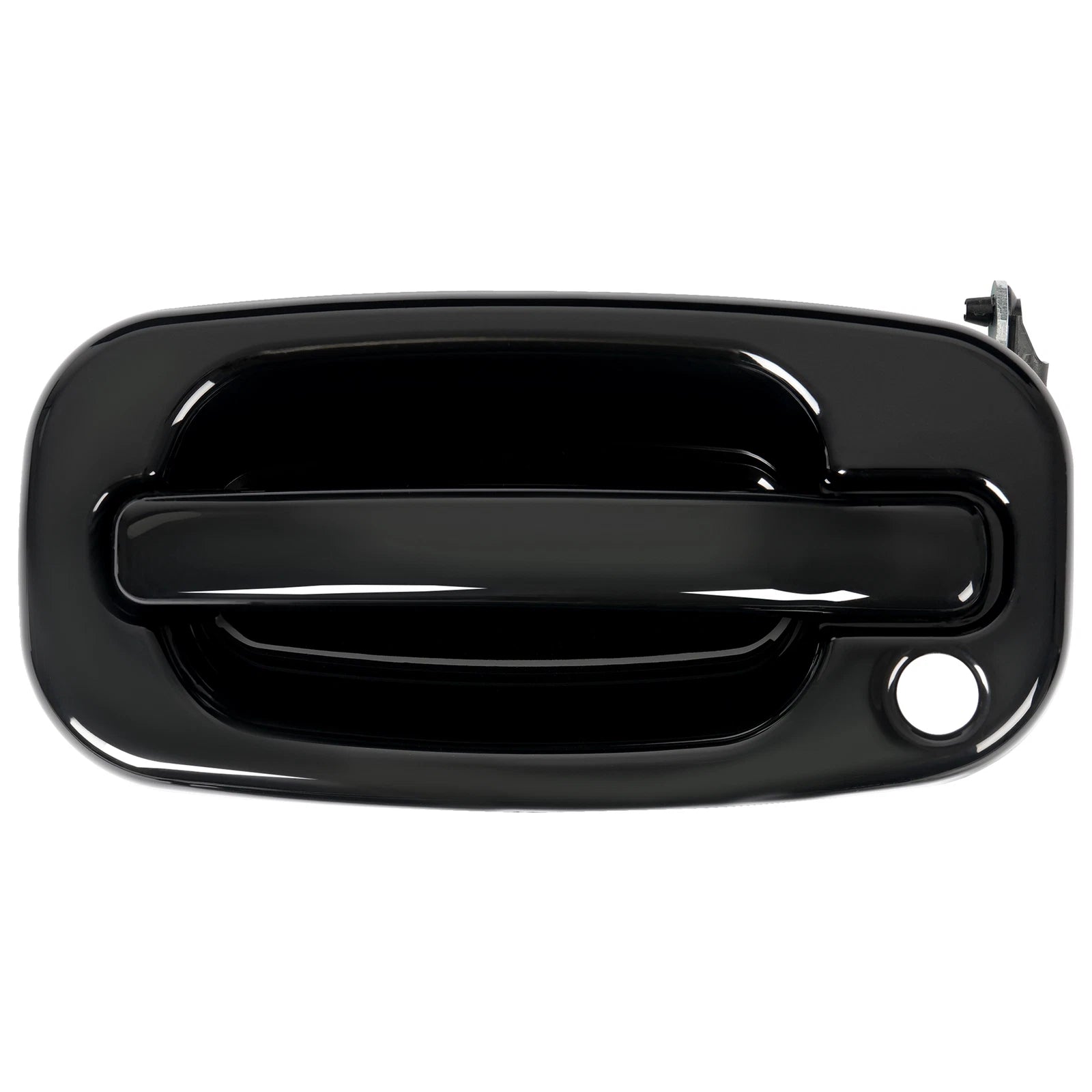 2X Front Outer Door Handles for Chevy Silverado 1500 (1999–2007) Glossy Black