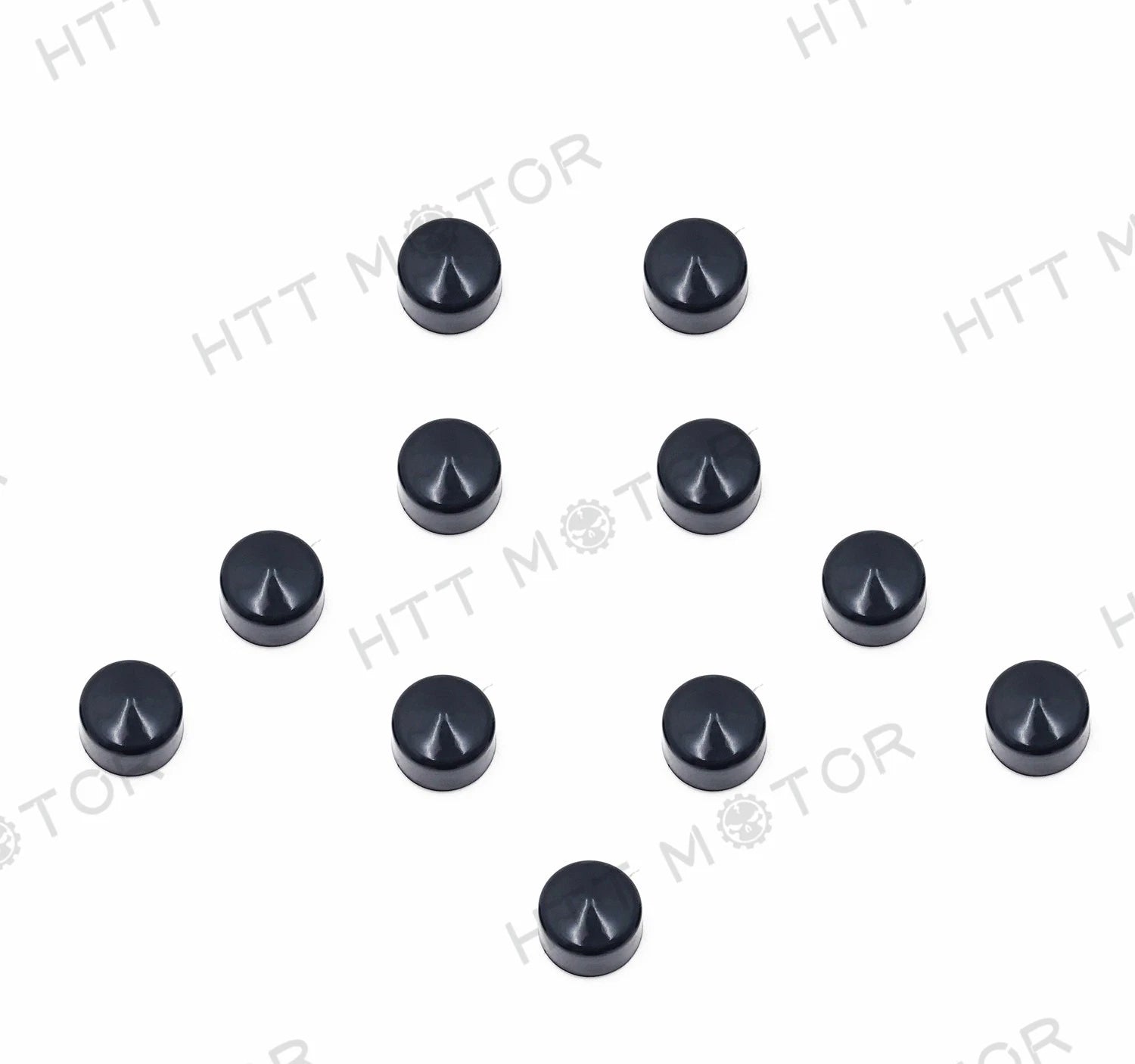 11 Piece Black Cap Dress Kit for Harley Touring Models (1999–2006)