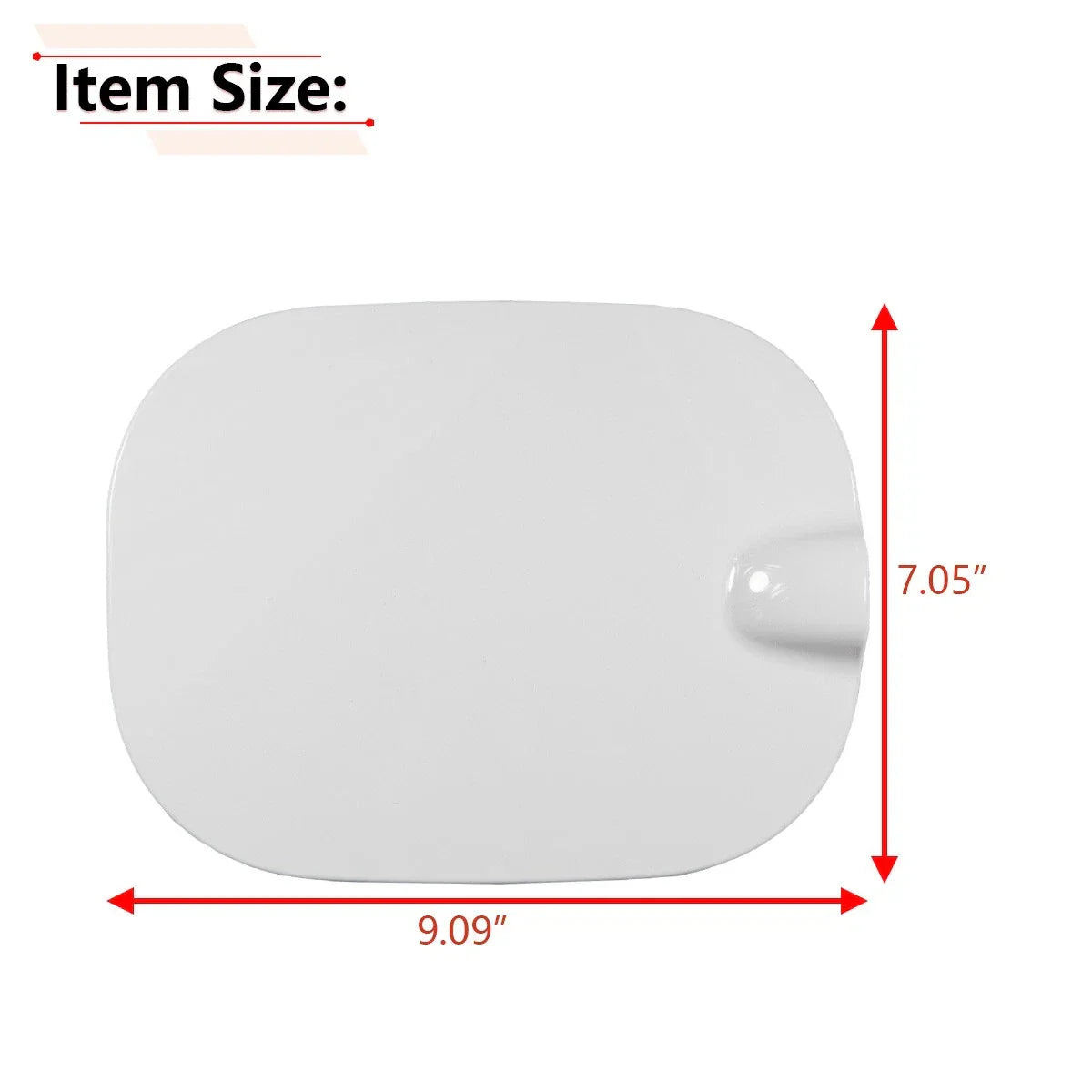 Fuel Tank Filler Cap Door 6.6FT Bed for Chevrolet Silverado (2019–2024)